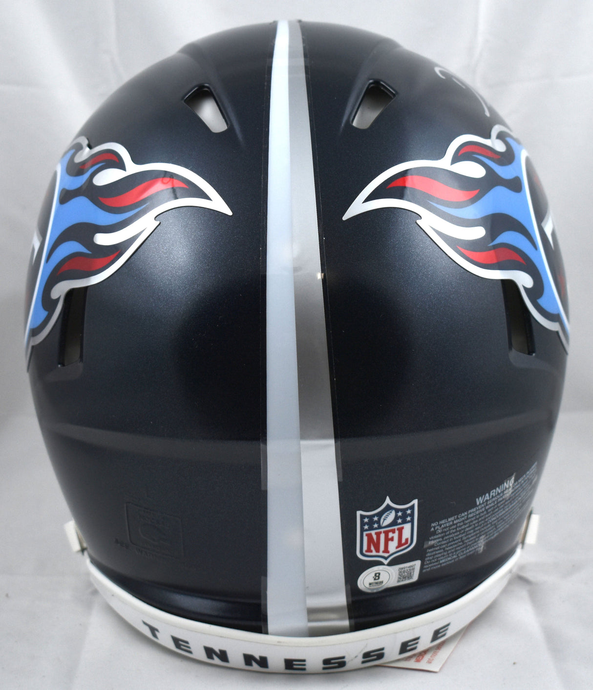 DeAndre Hopkins Autographed Titans F/S Speed Authentic Helmet - Beckett W Holo