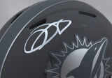 Odell Beckham Jr. Signed Miami Dolphins Slate Speed Mini Helmet - Beckett W Holo