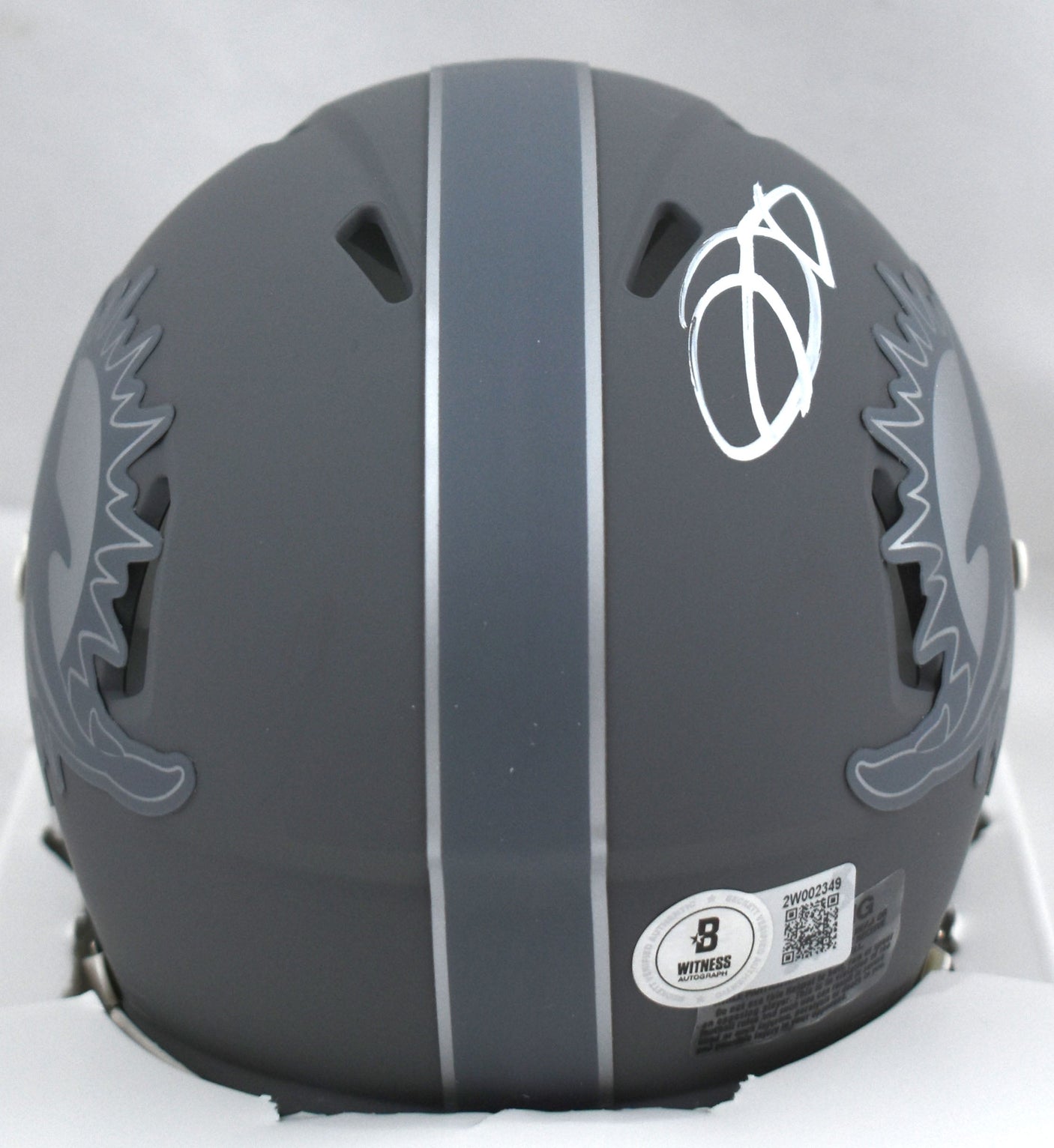 Odell Beckham Jr. Signed Miami Dolphins Slate Speed Mini Helmet - Beckett W Holo