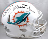 Beckham Jr. Waddle Hill Signed Dolphins F/S Speed Auth Helmet - Beckett W Holo