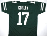 Malachi Corley Autographed Green Pro Style Jersey - Beckett W Hologram *Black