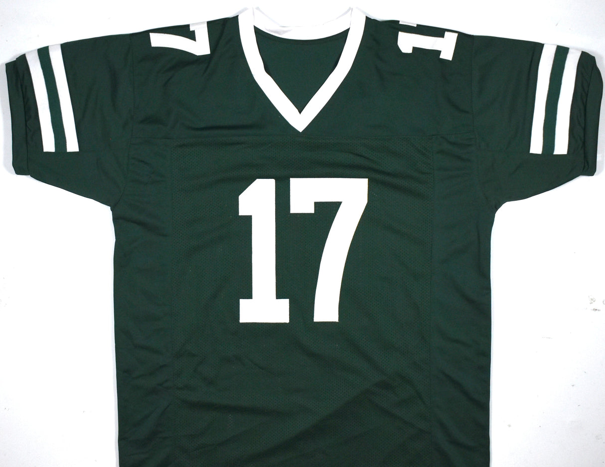 Malachi Corley Autographed Green Pro Style Jersey - Beckett W Hologram *Black