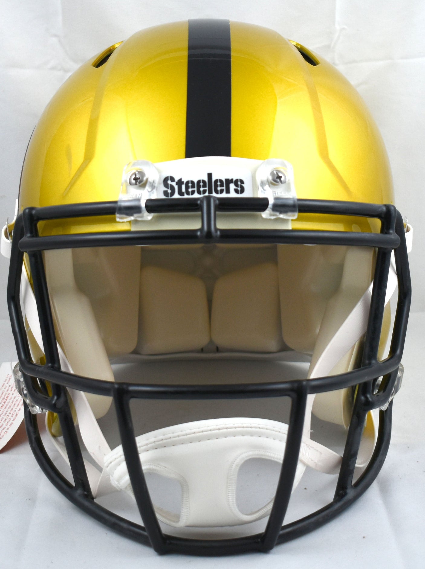 TJ Watt Autographed Steelers Flash F/S Speed Authentic Helmet - Beckett W Holo