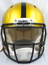 TJ Watt Autographed Steelers Flash F/S Speed Authentic Helmet - Beckett W Holo