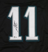 AJ Brown Autographed Black Pro Style Jersey - Beckett W Hologram *Black *L1