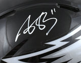 AJ Brown Signed Eagles F/S 2022 ALT Speed Authentic Helmet- Beckett W Hologram