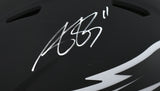 AJ Brown Autographed Eagles F/S Eclipse Speed Authentic Helmet- Beckett W Holo