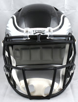 AJ Brown Autographed Eagles F/S ALT 2022 Speed Helmet- Beckett W Holo *White