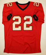 Doug Martin Autographed Red w/Orange Pro Style Jersey- JSA Authenticated