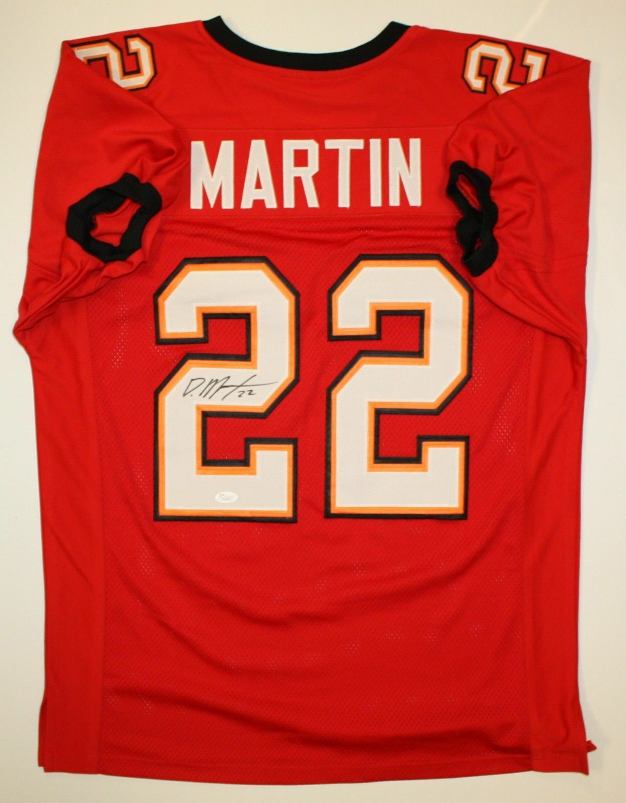 Doug Martin Autographed Red w/Orange Pro Style Jersey- JSA Authenticated