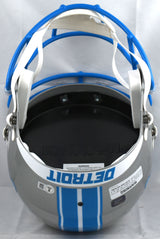 Calvin Johnson Autographed Detroit Lions F/S 2024 Speed Helmet- Beckett W Holo