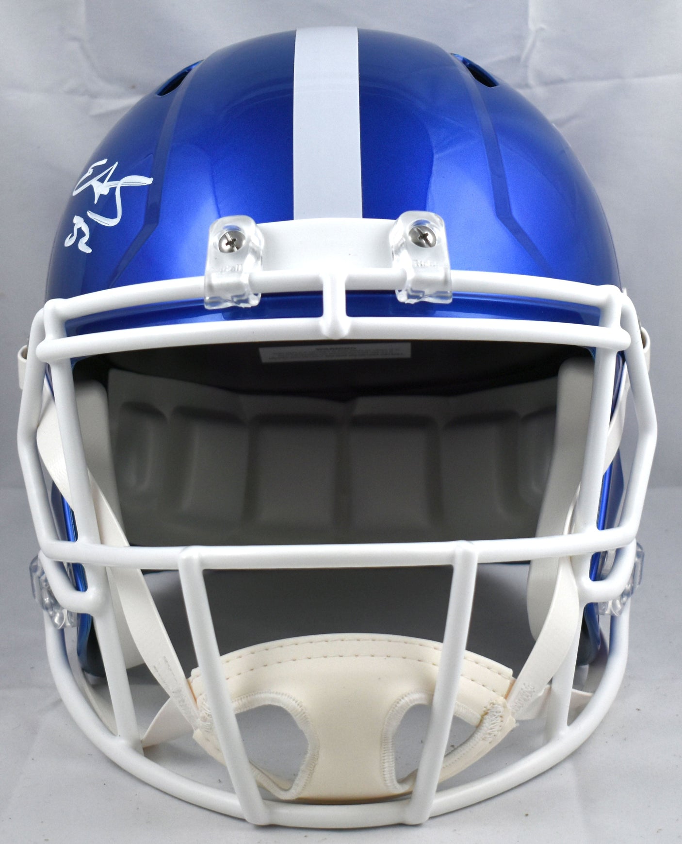 Edgerrin James Signed Indianapolis Colts F/S Flash Speed Helmet- Beckett W Holo