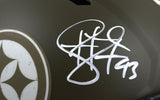 Troy Polamalu Signed Steelers F/S Salute Speed Authentic Helmet - Beckett W Holo