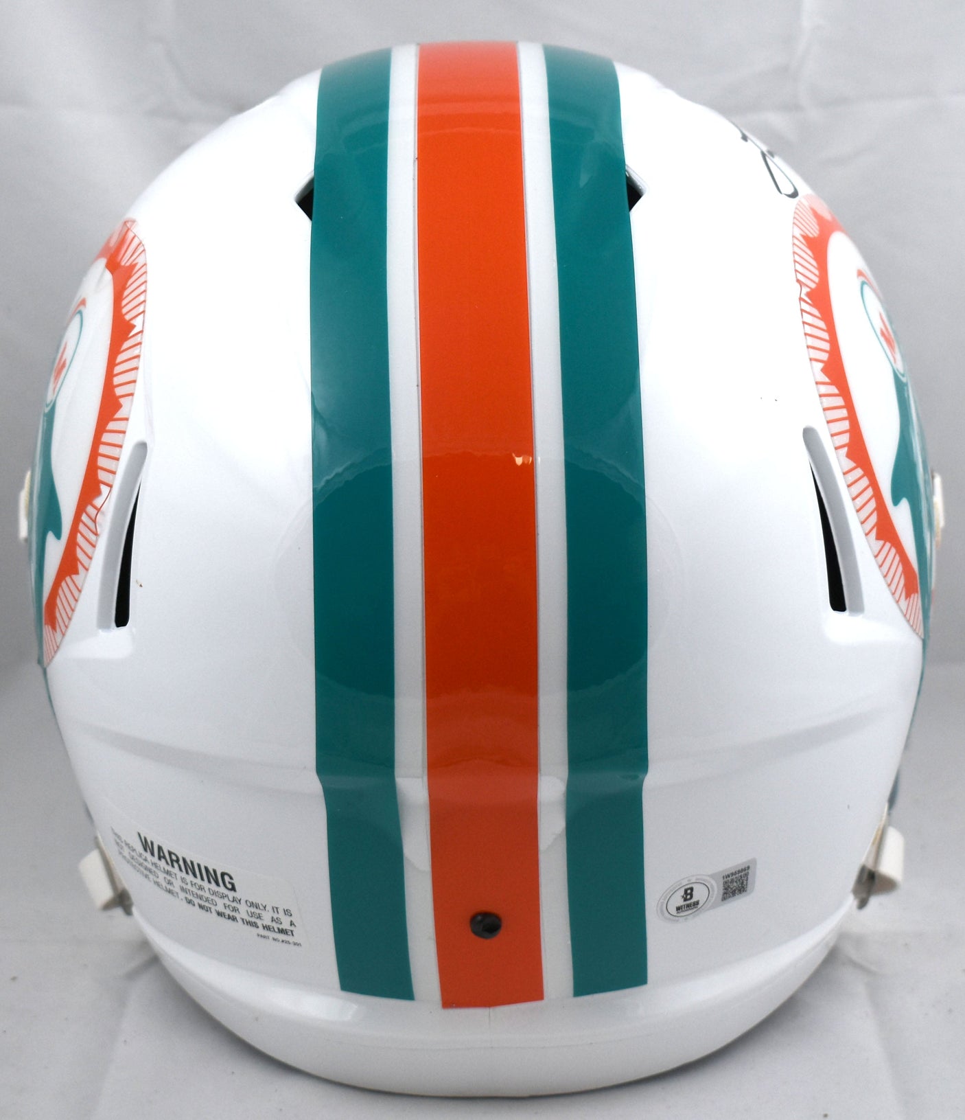 Larry Csonka Autographed Miami Dolphins F/S 1972 Speed Helmet - Beckett W Holo