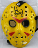 Ari Lehman Signed Friday The 13th Yellow Jason Mask w/Jason 1-Beckett W Hologram