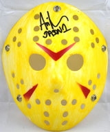 Ari Lehman Signed Friday The 13th Yellow 2 Jason Mask w/Jason 1-Beckett W Holo