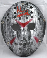 Ari Lehman Signed Friday The 13th Silver Jason Mask w/Jason 1-Beckett W Hologram