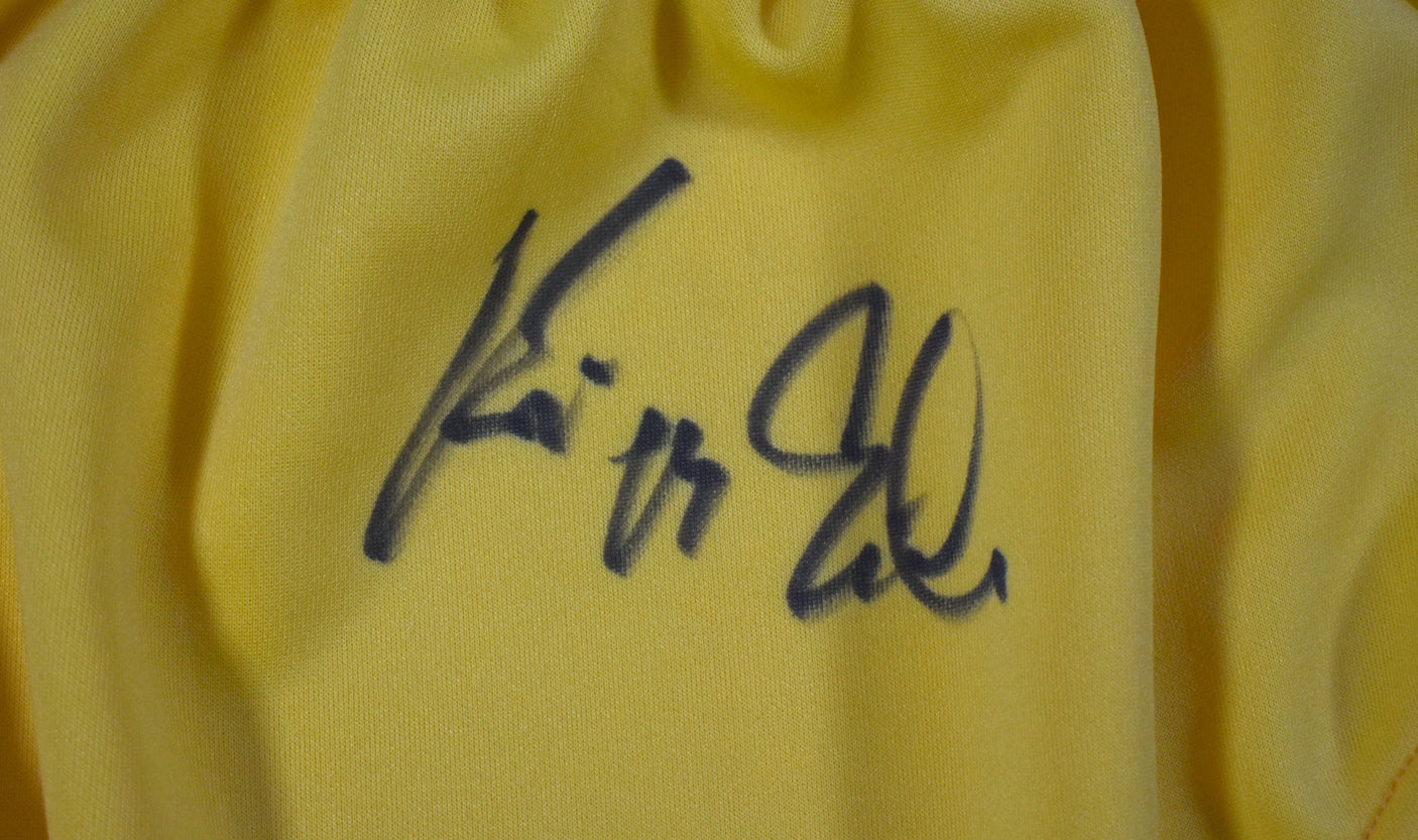 Kevin Von Erich Signed Yellow Wrestling Trunks The Iron Claw- Beckett W Hologram