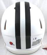 Myles Garrett Signed Browns F/S Flat White Speed Authentic Helmet-Beckett W Holo