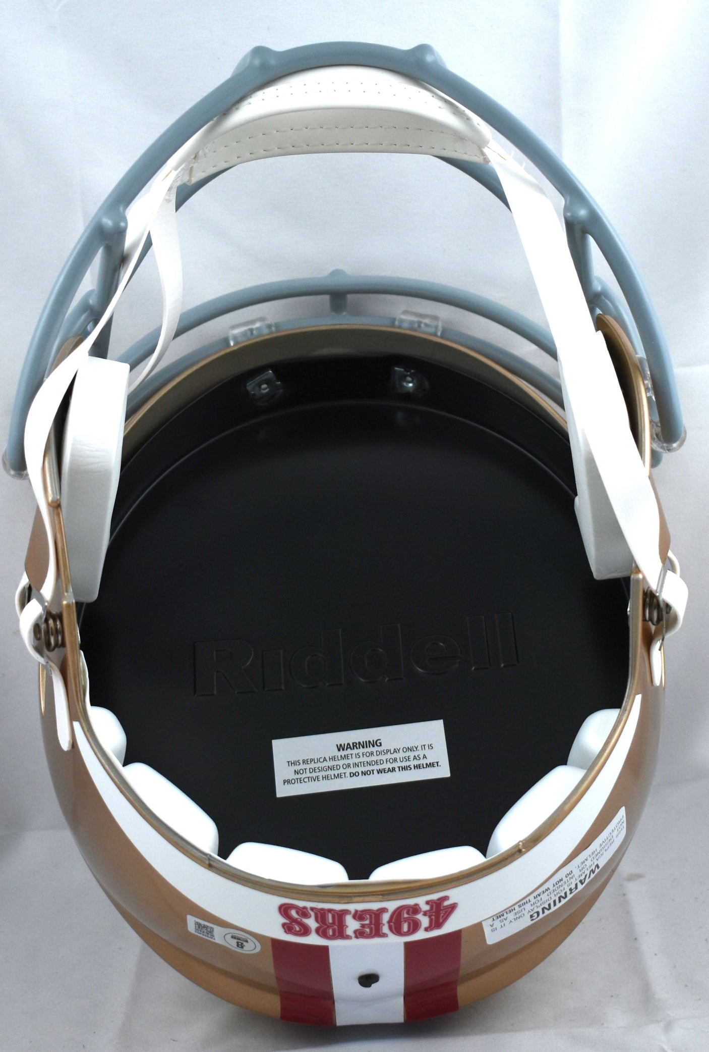 Deion Sanders Autographed San Francisco 49ers F/S Speed Helmet - Beckett W Holo