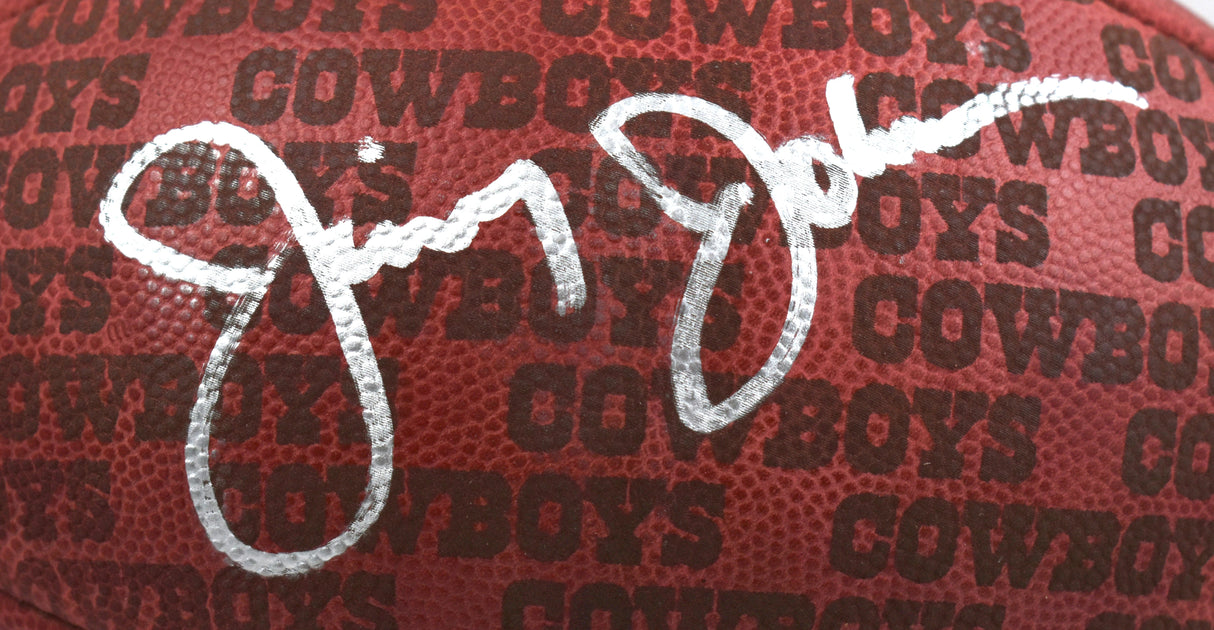Jimmy Johnson Signed Dallas Cowboys Showcase Duke Football - Beckett W Hologram