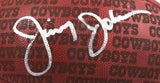 Jimmy Johnson Signed Dallas Cowboys Showcase Duke Football - Beckett W Hologram