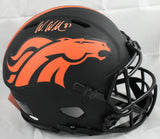Wes Welker Signed Denver Broncos F/S Eclipse Speed Authentic Helmet - JSA W