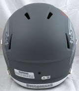 Baker Mayfield Autographed Buccaneers F/S Slate Speed Helmet-Beckett W Hologram