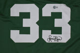 Larry Bird Autographed Green Pro Style Jersey - Beckett W Hologram *Black