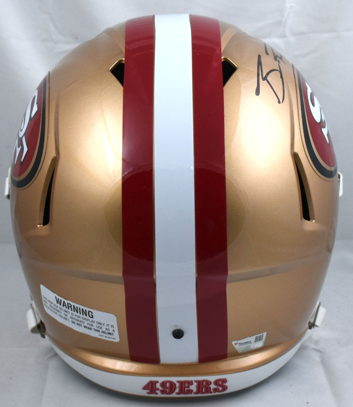 Brock Purdy Autographed San Francisco 49ers F/S Speed Helmet - Fanatics *Black