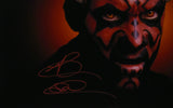Ray Park Autographed 16x20 Darth Maul Close Up Photo- Beckett W Hologram *Red