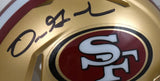 Dre Greenlaw Autographed San Francisco 49ers Speed Mini Helmet - Beckett W Holo