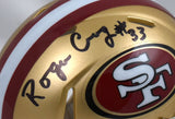 Roger Craig Autographed San Francisco 49ers Speed Mini Helmet - Beckett W Holo