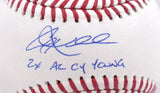 Corey Kluber Signed Rawlings OML Baseball w/ 2x AL CY Young - Beckett W Hologram