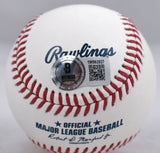 Rafael Palmeiro Signed Rawlings OML Baseball w/ 3020 Hits - Beckett W Hologram