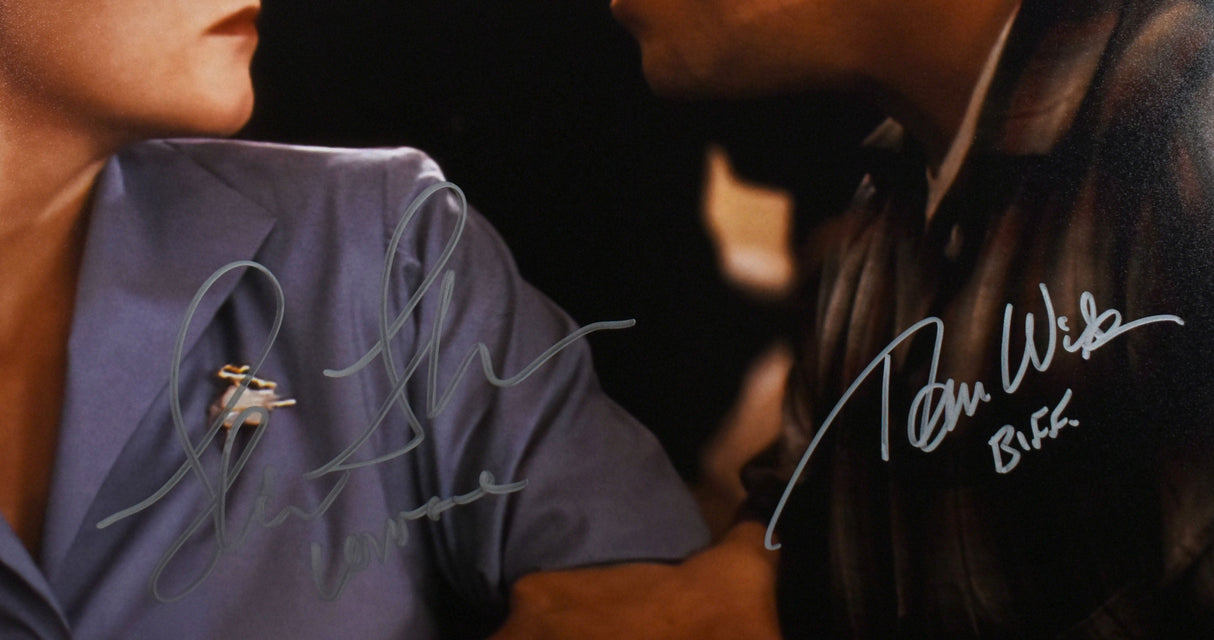 Thomas Wilson Lea Thompson Signed Back to the Future 16x20 Photo- Beckett W Holo
