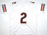 DJ Moore Autographed White Pro Style Jersey - Beckett W Hologram *Silver