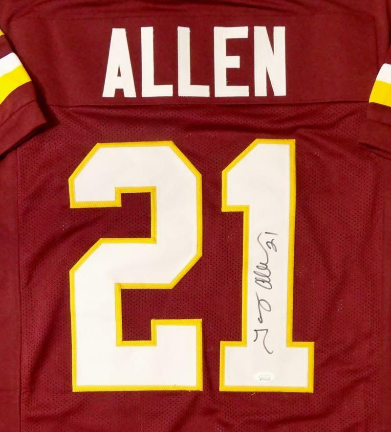 Terry Allen Autographed Maroon Pro Style Jersey- JSA Witnessed Authenticated
