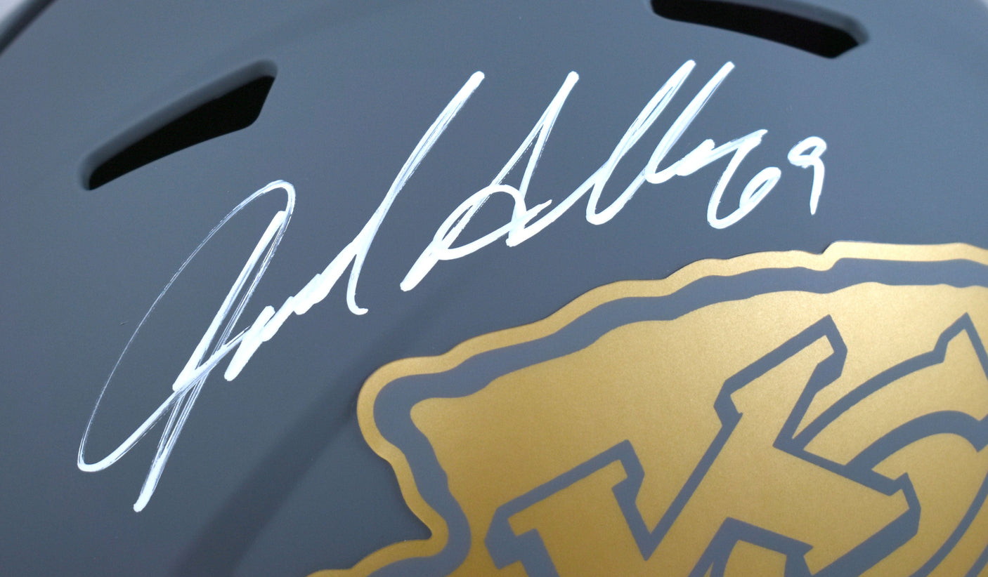 Jared Allen Signed Kansas City Chiefs F/S Slate Speed Helmet- Beckett W Hologram