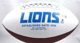 Jameson Williams Autographed Detroit Lions Logo Football - Beckett W Hologram