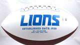 Sam LaPorta Autographed Detroit Lions Logo Football - Beckett W Hologram *Black