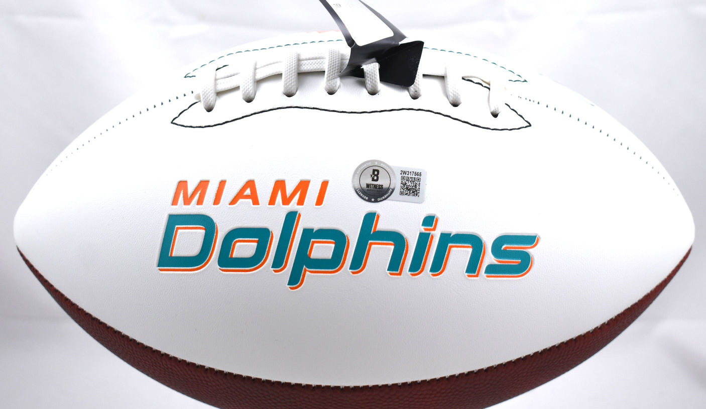 Odell Beckham Jr. Autographed Miami Dolphins Logo Football - Beckett W Hologram