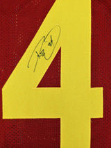 Ricky Ervins Autographed Maroon College Style Jersey- JSA Authenticated