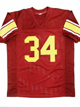 Ricky Ervins Autographed Maroon College Style Jersey- JSA Authenticated