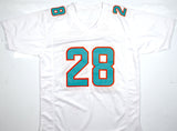 De'Von Achane Autographed White Pro Style Jersey - Beckett W Hologram *Black
