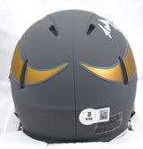 Randall Cunningham Signed Vikings Slate Speed Mini Helmet - Beckett W Hologram