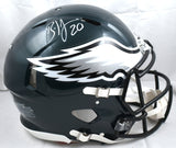 Brian Dawkins Autographed Eagles F/S Speed Authentic Helmet - Beckett W Hologram