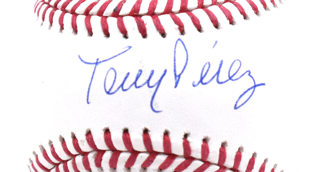 Tony Perez Autographed Rawlings OML Baseball - Beckett W Hologram *Blue