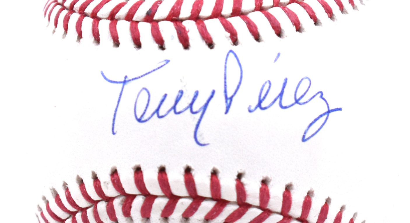 Tony Perez Autographed Rawlings OML Baseball - Beckett W Hologram *Blue