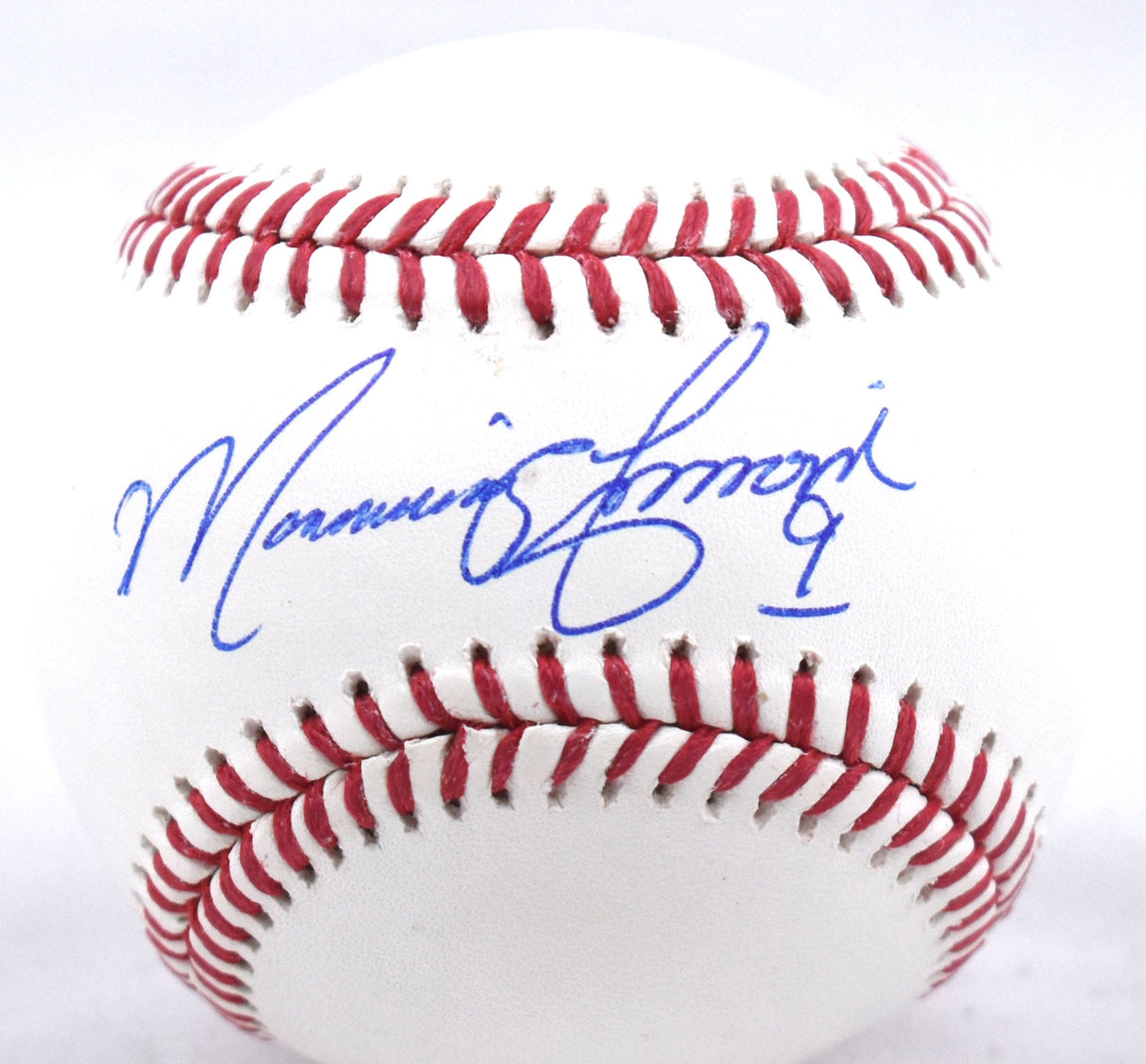 Marquis Grissom Autographed Rawlings OML Baseball - Beckett W Hologram *Blue